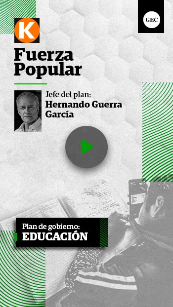 Plan de educación Fuerza Popular