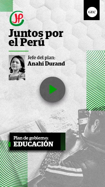 Plan de educación Juntos por el Perú