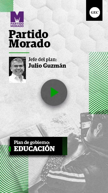 Plan de educación Partido Morado
