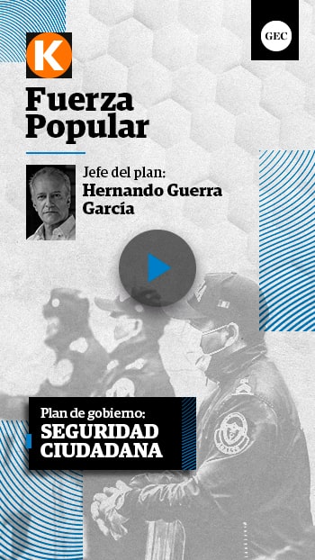 Plan de seguridad ciudadana Fuerza Popular