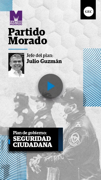 Plan de seguridad ciudadana Partido Morado